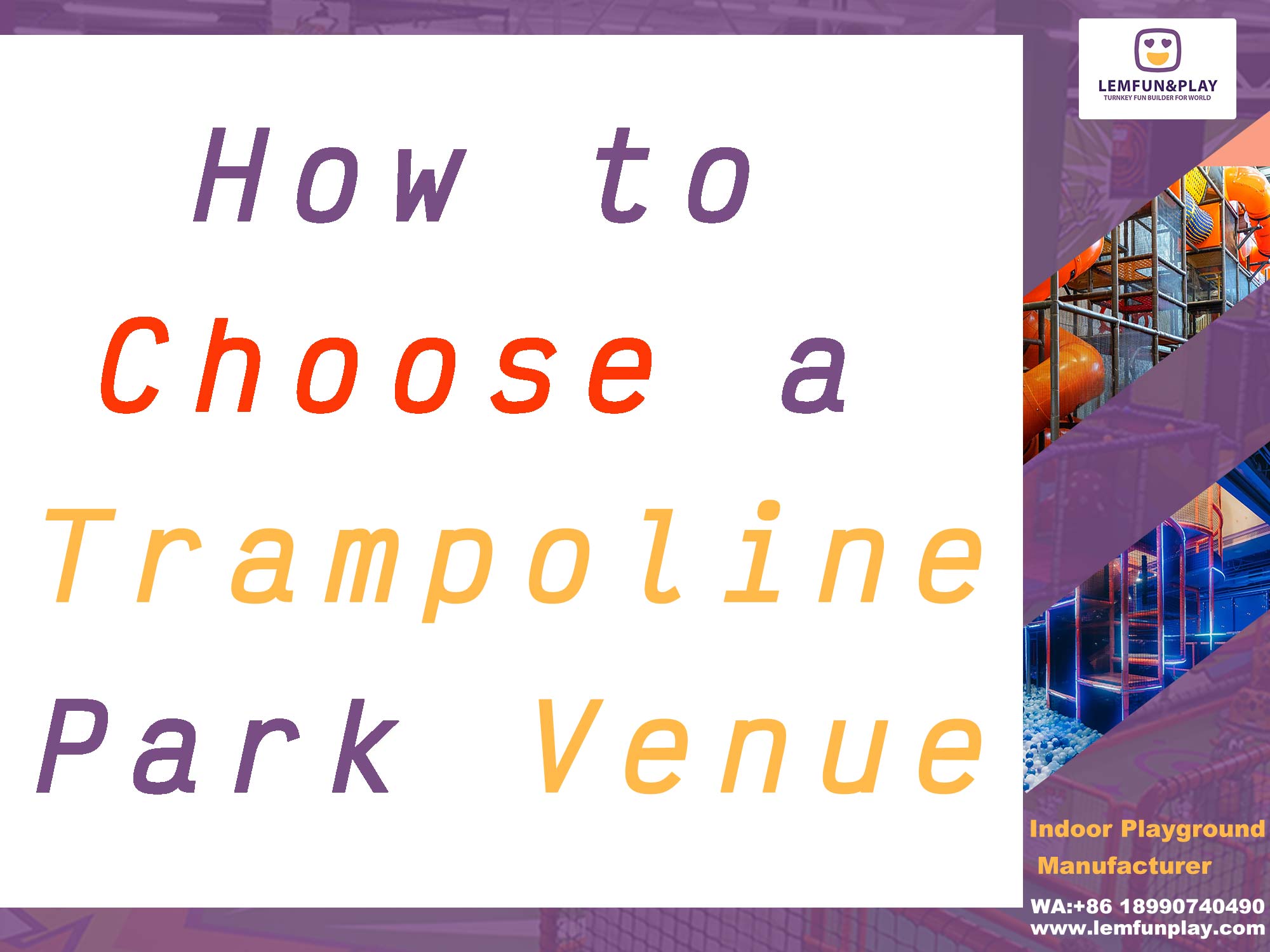 How to choose a trampoline park venue