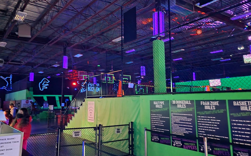 Trampoline Park Set in Texas