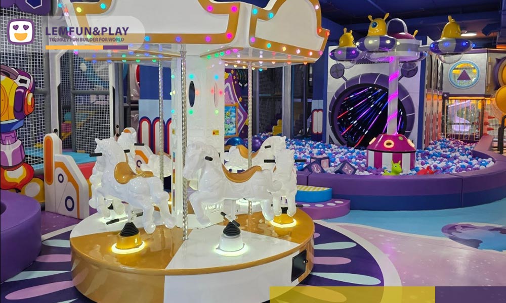 Happy Space Playground: Engineering a Macaroon-Themed Indoor Play Space