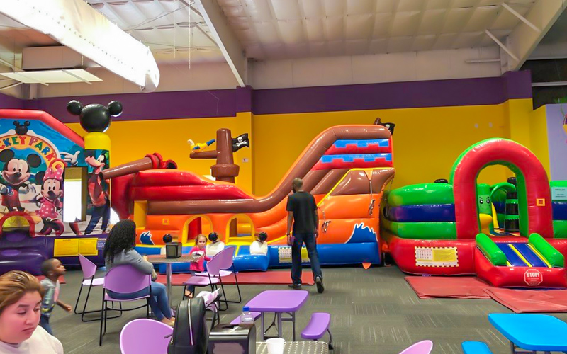Inflatable Castle in Indoor Play Center