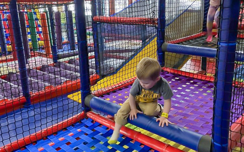 Obstacle Course Zone in Kids Playground in Canada