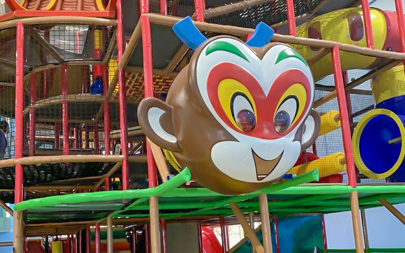 Maze Play Area in Commercial Indoor Playground