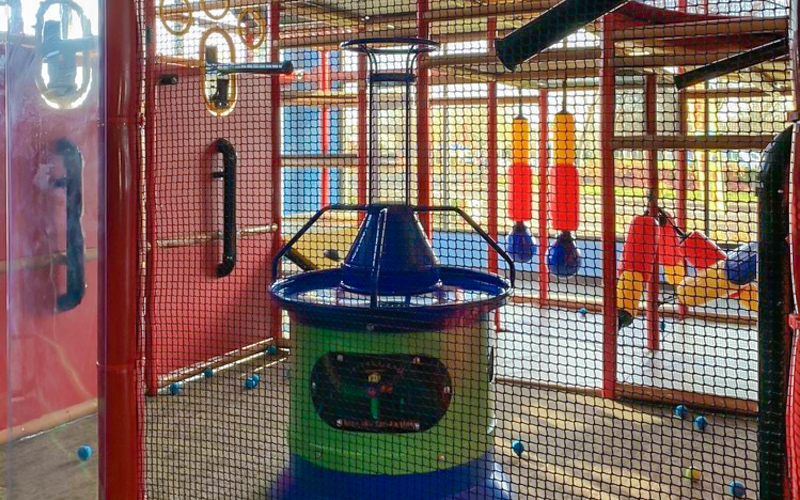 Ball Machine Feature in Commercial Kids Play Area