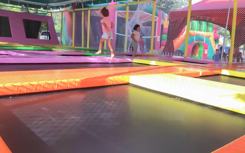Free Trampoline Area in Indoor Play Area for Kids in India