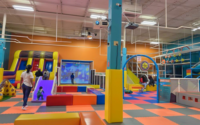 Kids Play Area in Indoor Playground Set for Shopping Mall