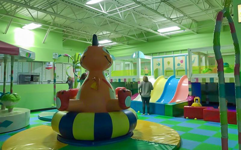 Kids Merry Go Round Ride in Swiss Indoor Children Play Area