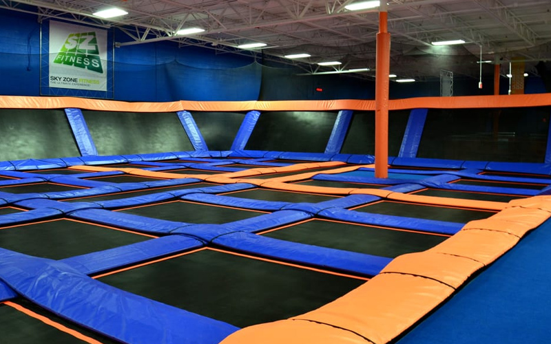 Slope Trampoline Feature in Lemfun&play Mall Playground Design