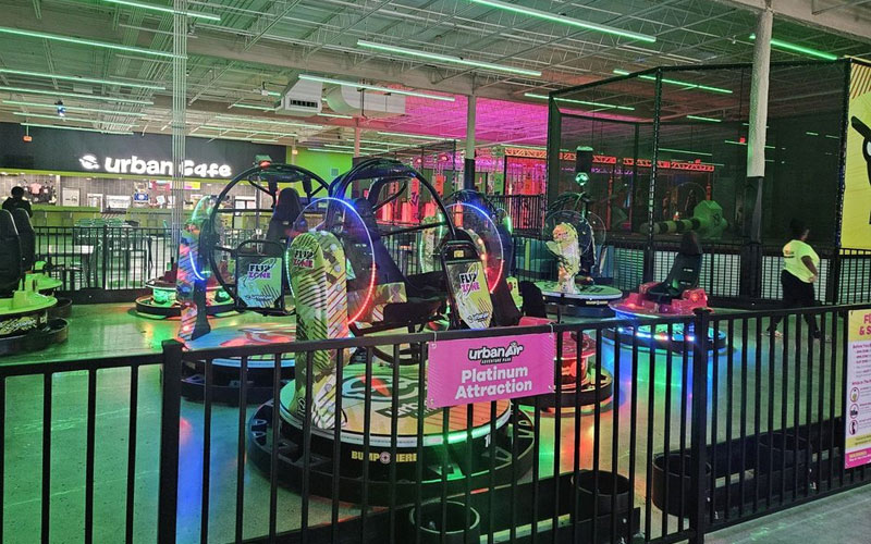 Arcade game area for kids and families
