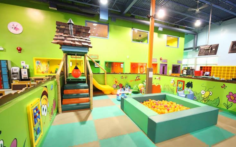 Toddler soft play area designed for safety and fun
