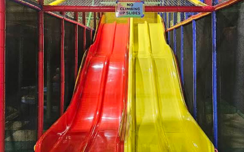 Kids slide area offering exciting play for children
