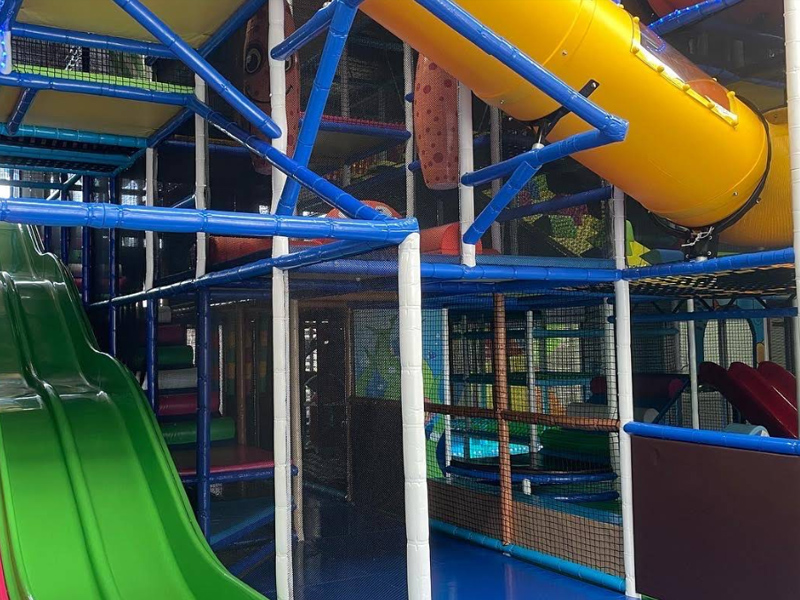 Maze play area designed for fun and exploration