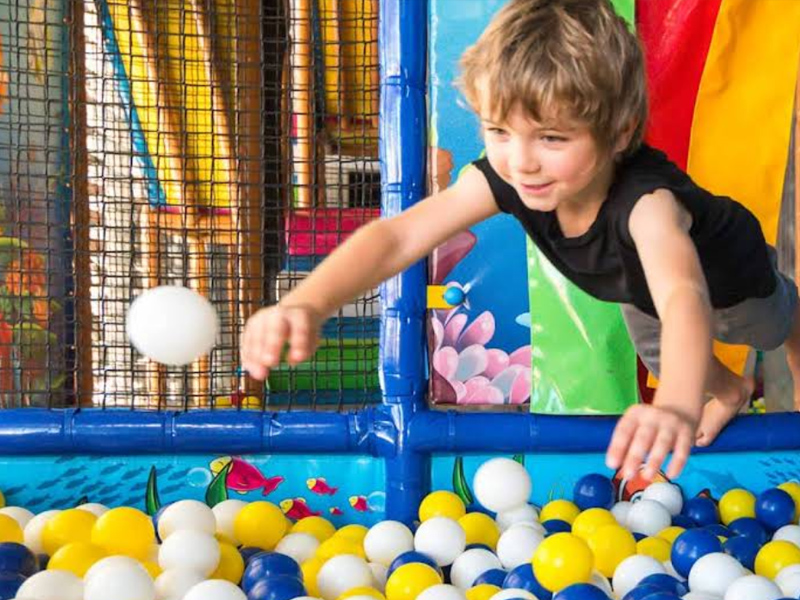 Kids ball pit for safe and sensory play