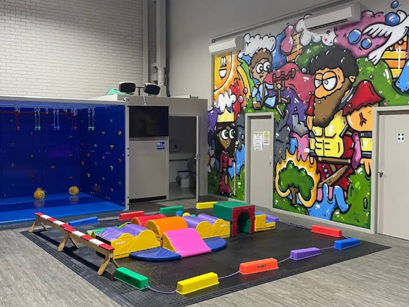 Soft play area built with comfort and safety in mind