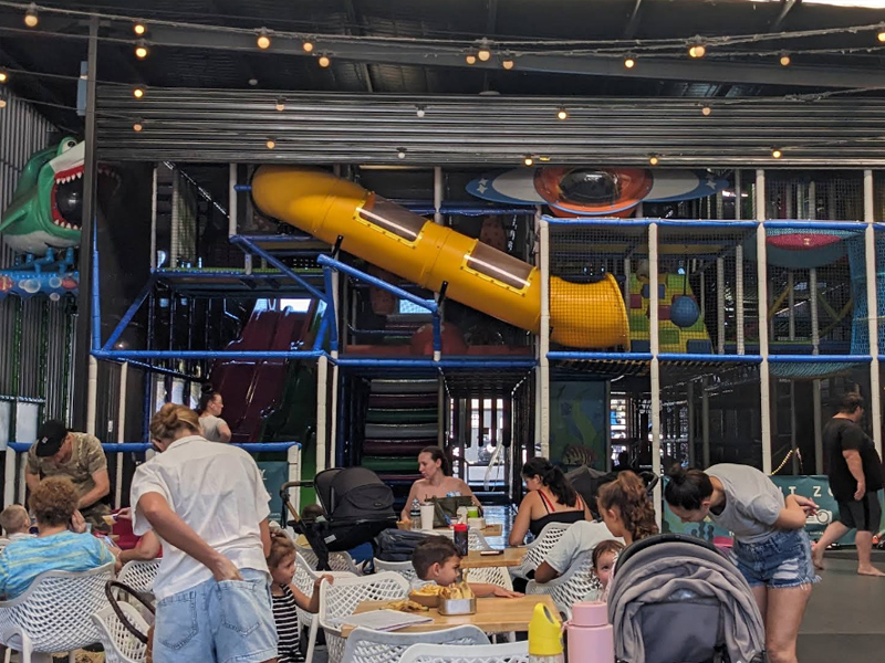 Dining area for parents and families to relax together