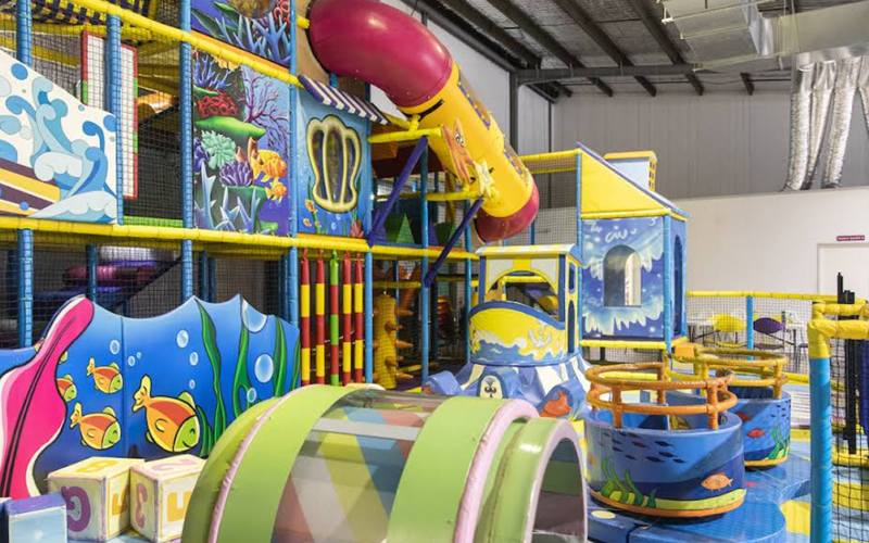 Kids’ soft play area offering a safe and joyful experience