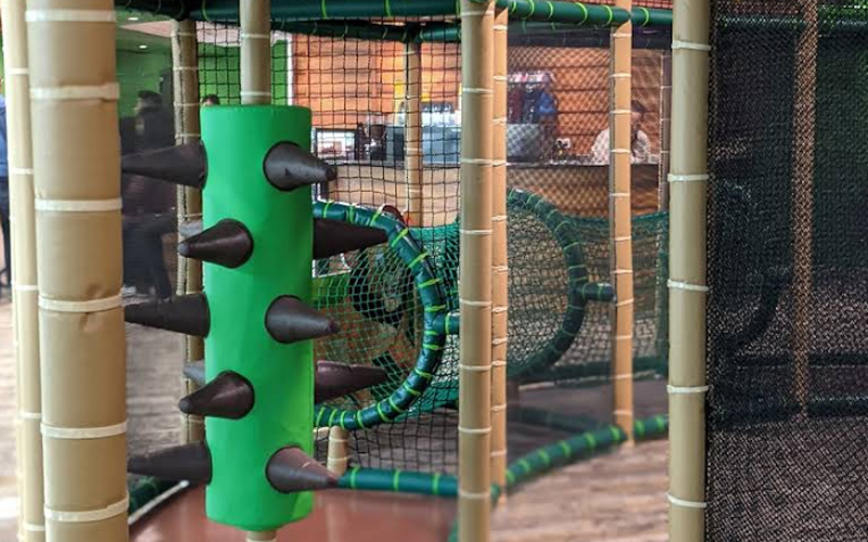 Maze play area designed for exciting adventures