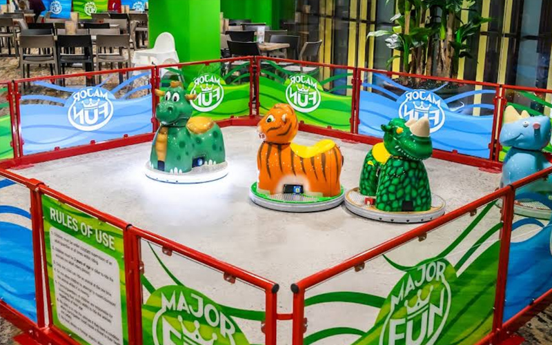 Kids’ bumper car game bringing laughter and excitement