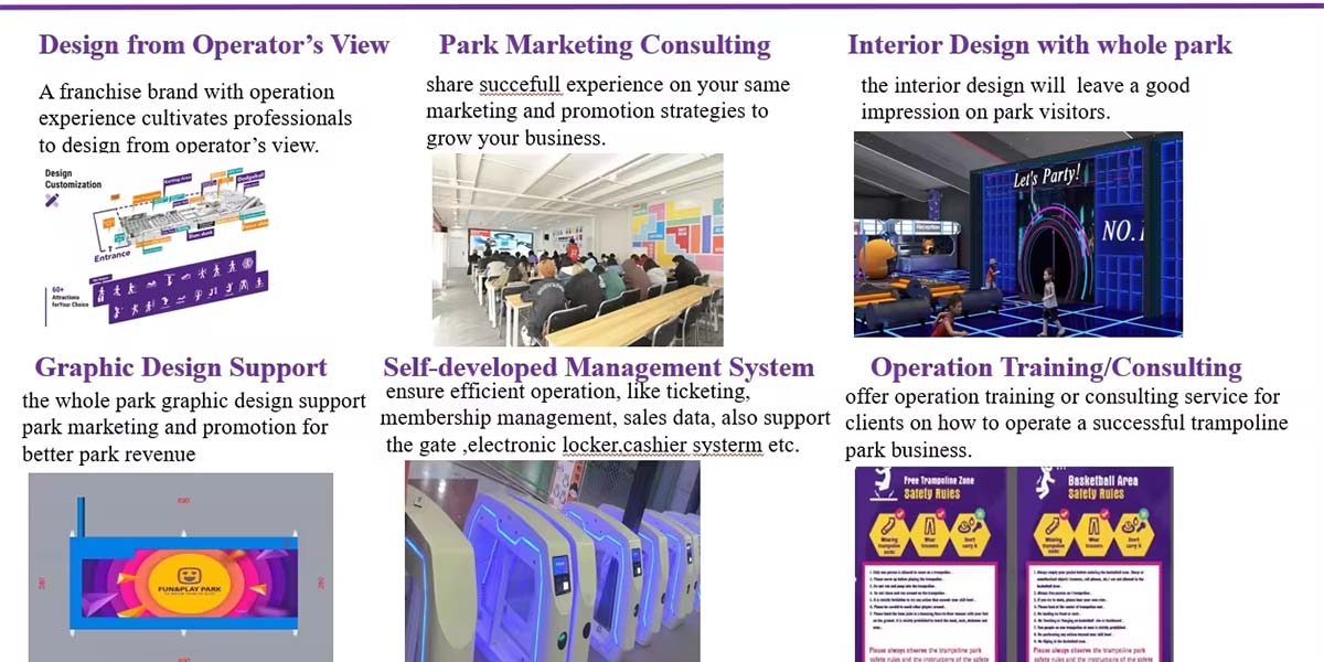 Complete turnkey solutions and consulting for Trampoline Park Contractor