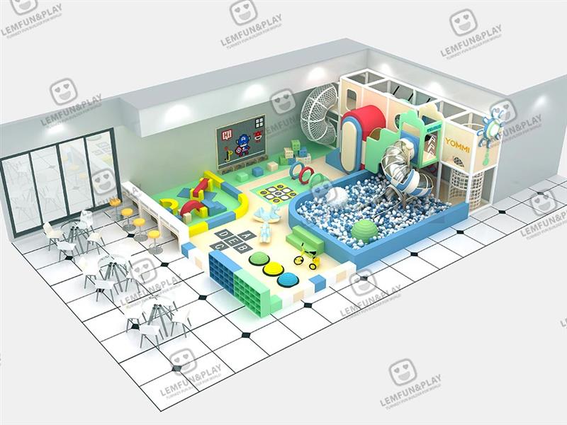 90sqm Candy Themed Custom Indoor Playground Engineering