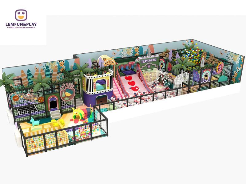 Exclusive Jungle Themed Customized Indoor Playground Suitable For All Ages