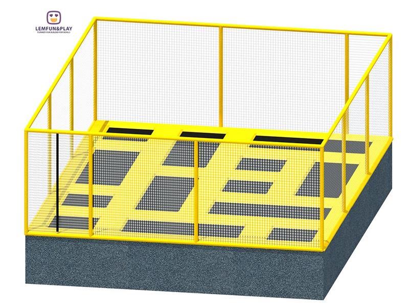 Bright Indoor Trampoline Park With Low Price For Sale