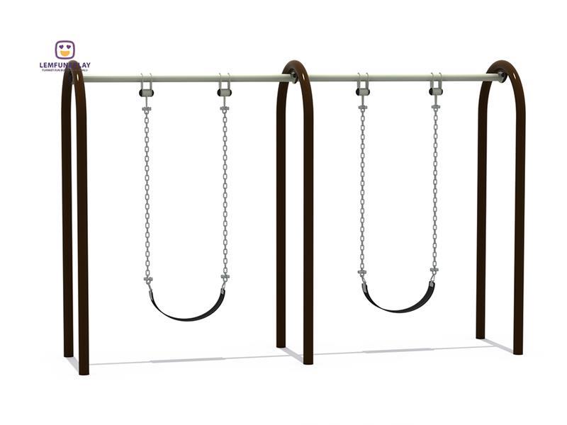 Well Design Double Swing Outdoor Playground With Low Price 
