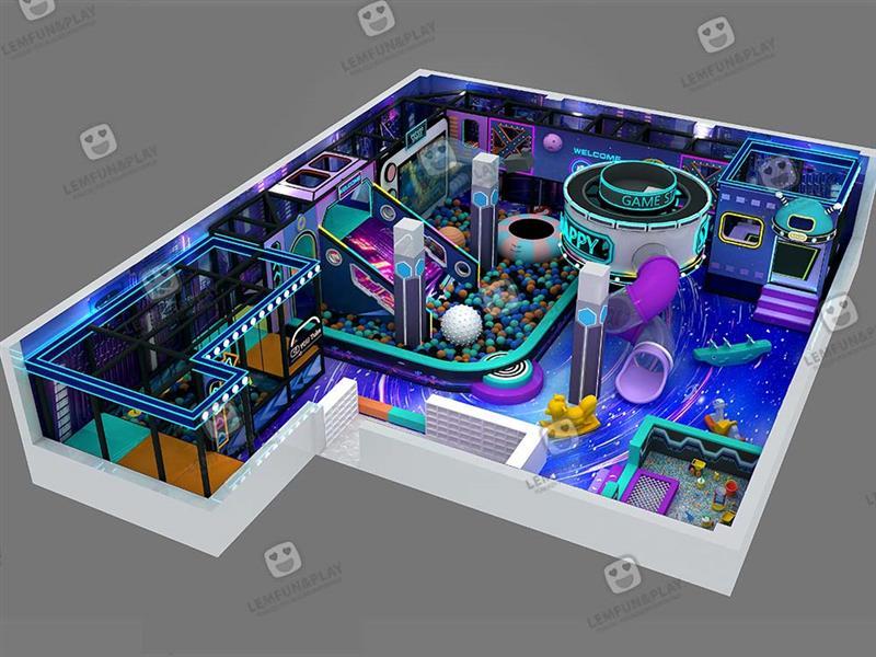 140sqm Space Themed Sustainable Indoor Play Equipment