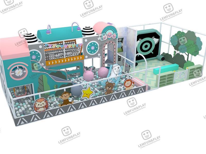 50sqm Macaroon Themed Soft Play Equipment Upgrades