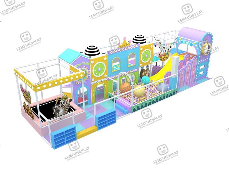 40sqm Macaroon Themed Interactive Indoor Play Equipment