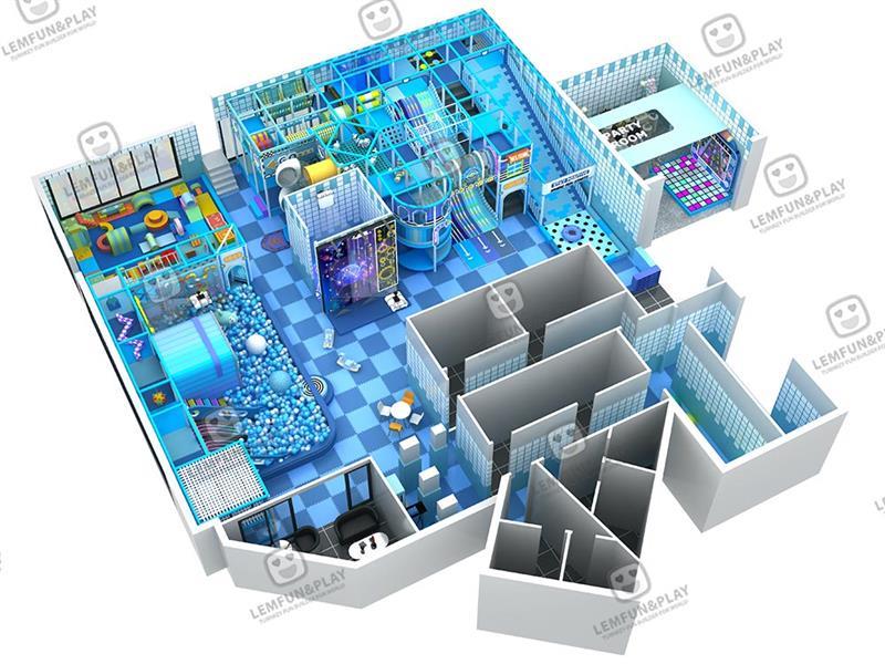 460sqm Ocean Themed Custom Indoor Playground Manufacturer