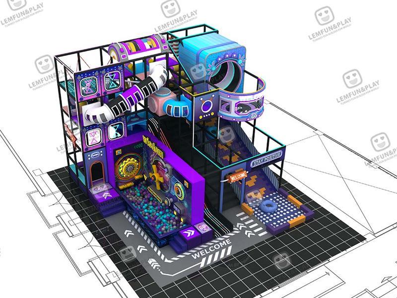 100sqm Compact Space Theme Play Structure